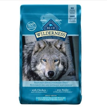 Nourriture pour chien Grande Race Poids Santé Poulet BLUE Buffalo Wilderness