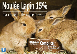 Nourriture pour Lapin 15 % cubé BELISLE 25 kg